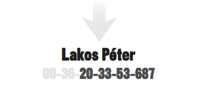 Lakos Péter: Névjegykártya Lakos Péter: Névjegykártya