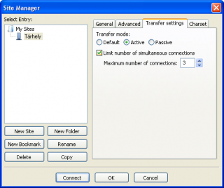 FileZilla: Limit number of simultaneous connections